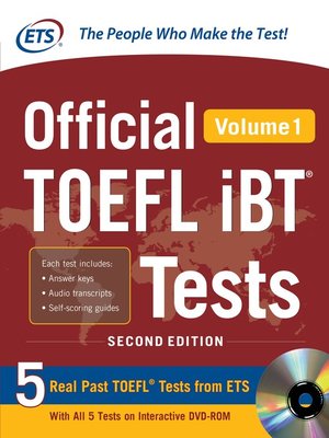 cover image of Official TOEFL iBT® Tests, Volume 1